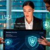 Equipo de profesionales trabajando en seguridad y auditoría de bases de datos con enfoque en protección de la información.