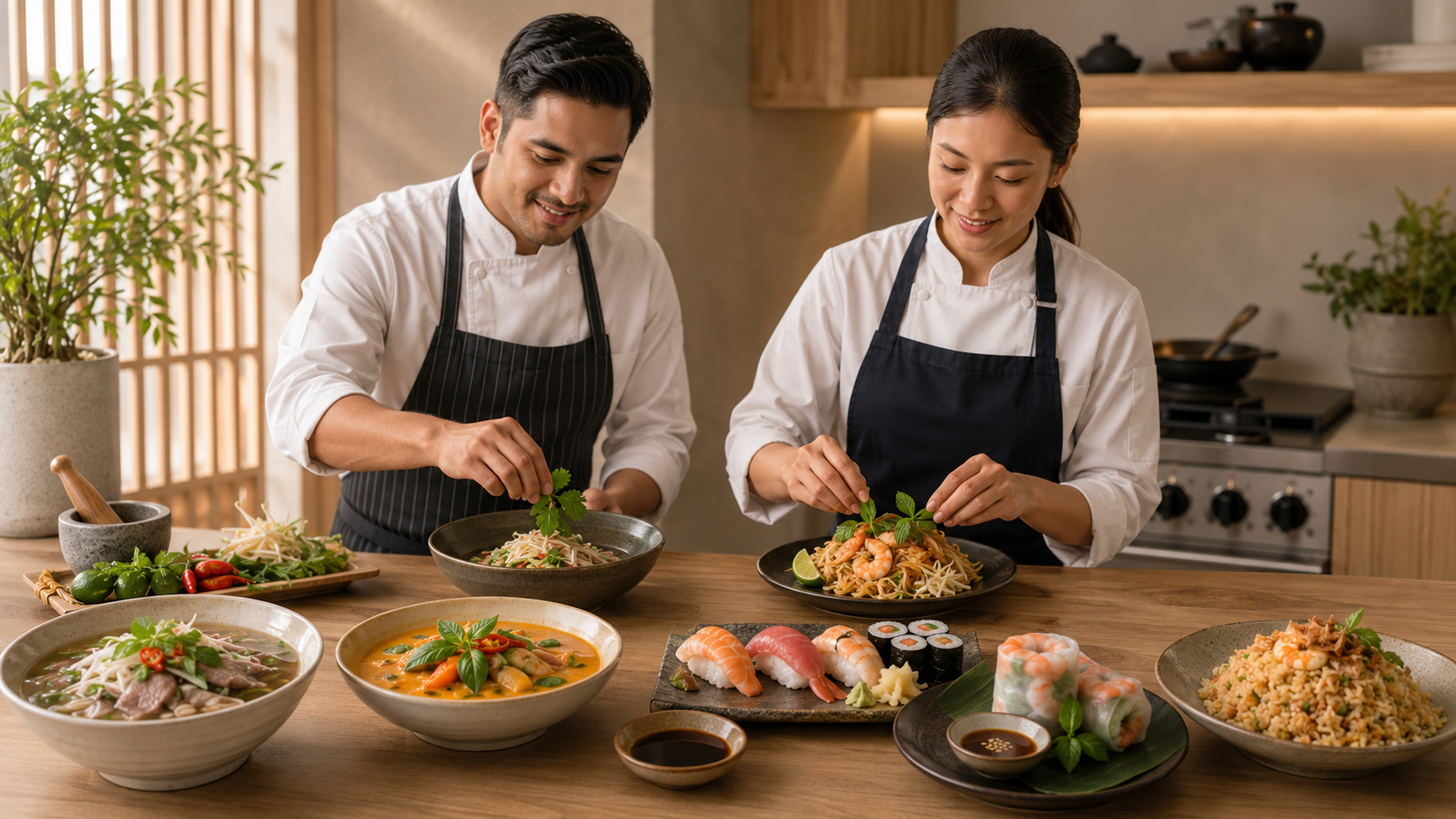Pack Cocina Asiatica Japon Tailandia Vietnam e Indonesia